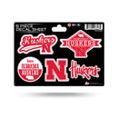 Nebraska University 5-Pc Sticker Sheet