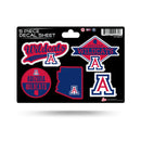 Arizona University 5-Pc Sticker Sheet