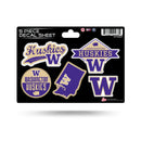 Washington University Weeded 5-Pc Sticker Sheet