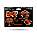 Oregon State 5 Piece Decal Sheet