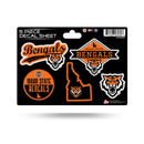 Idaho State Bengals 5 Piece Decal Sheet