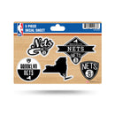 Nets 5-Pc Sticker Sheet
