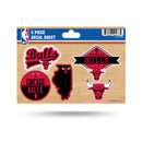 Bulls 5-Pc Sticker Sheet