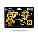 Boston Bruins 5-pc Sticker Sheet