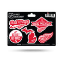 Red Wings  5-Pc Sticker Sheet