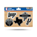 Spurs 5-Pc Sticker Sheet
