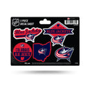 Blue Jackets Weeded 5-Pc Sticker Sheet