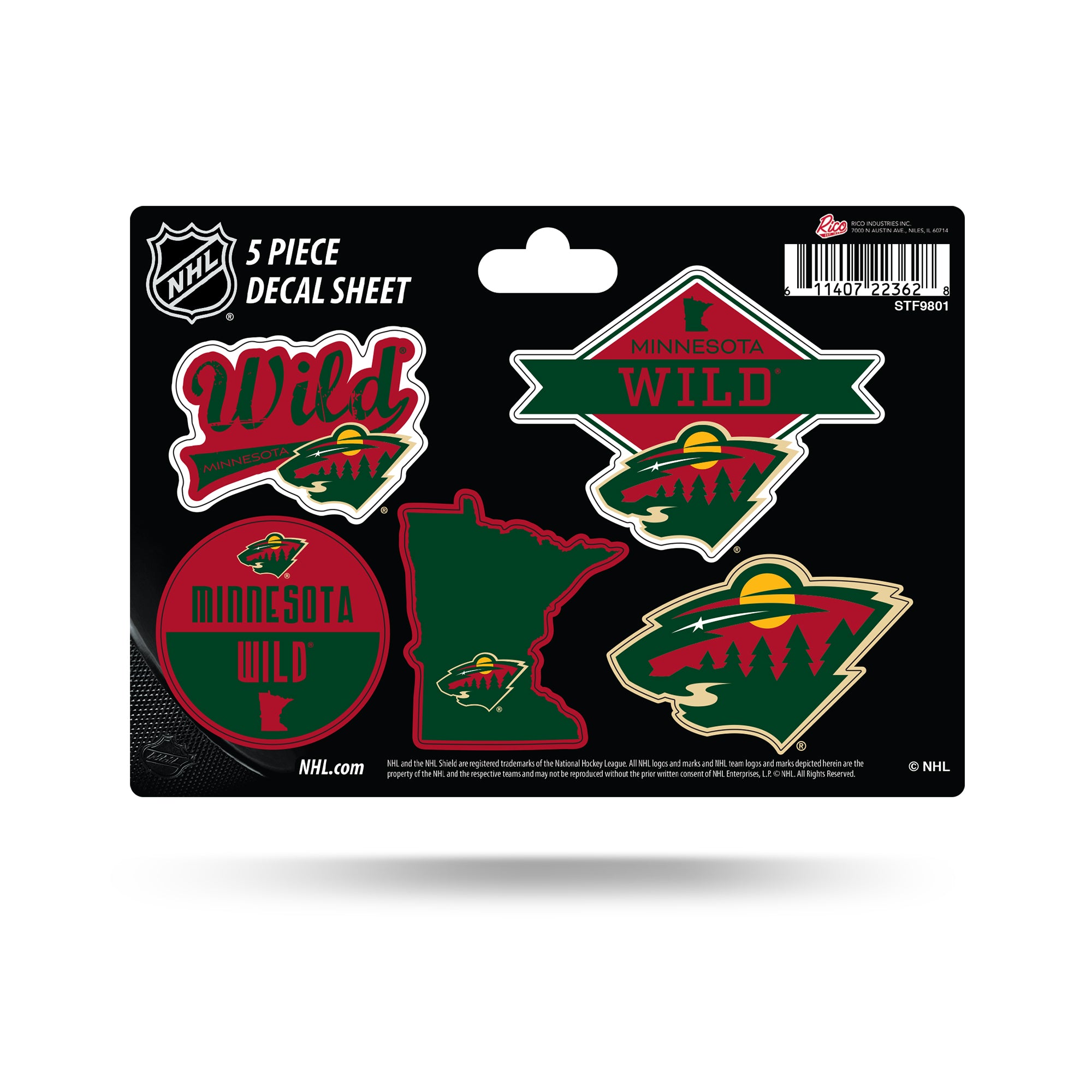 Wild 5-Pc Sticker Sheet