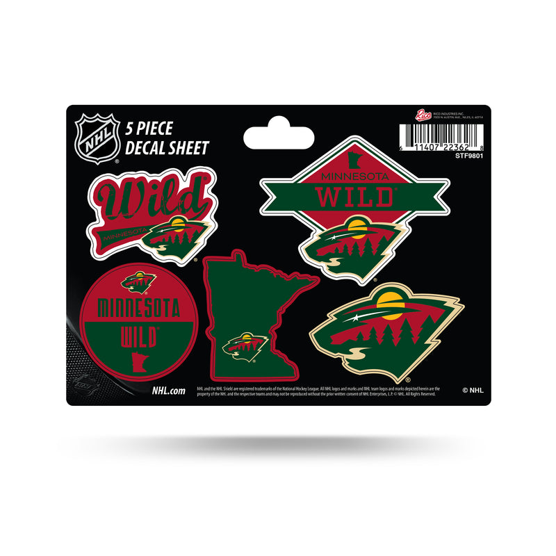 Wild  5-Pc Sticker Sheet