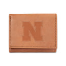 Nebraska Embossed Leather Trifold