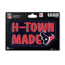 Houston Texans 4 X 6" Sketch Decal