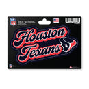 Houston Texans 4 X 6" Vintage Decal