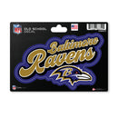 Baltimore Ravens 4 X 6" Vintage Decal