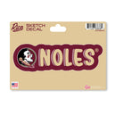 Florida State Seminoles 4 X 6" Sketch Decal