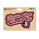 Florida State Seminoles 4 X 6" Vintage Decal