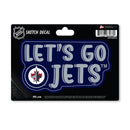 Winnipeg Jets 4 X 6" Sketch Decal