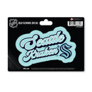 Seattle Kraken 4 X 6" Vintage Decal