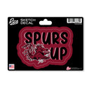 South Carolina Gamecocks 4 X 6" Sketch Decal