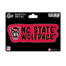 North Carolina State Wolfpack 4 X 6" Sketch Decal