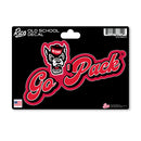 North Carolina State Wolfpack 4 X 6" Vintage Decal