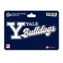 Yale Bulldogs 4 X 6" Vintage Decal