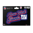New York Giants 4 X 6" Vintage Decal