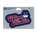 Connecticut Huskies 4 X 6" Vintage Decal