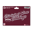 Mississippi State Bulldogs 4 X 6" Vintage Decal