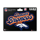Denver Broncos 4 X 6" Vintage Decal