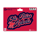 Mississippi Rebels 4 X 6" Vintage Decal