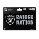 Las Vegas Raiders 4 X 6" Sketch Decal