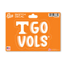 Tennessee Volunteers 4 X 6" Sketch Decal