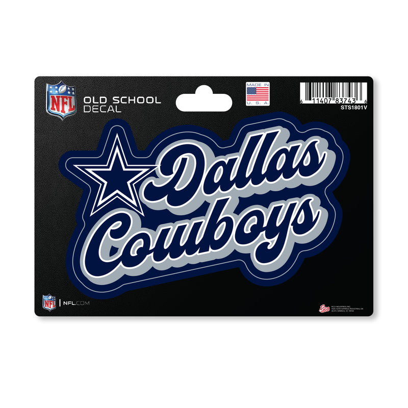 Dallas Cowboys 4 X 6" Vintage Decal
