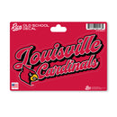 Louisville Cardinals 4 X 6" Vintage Decal