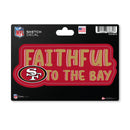 San Francisco 49ers 4 X 6" Sketch Decal