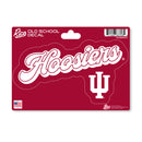 Indiana Hoosiers 4 X 6" Vintage Decal