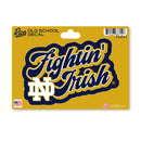 Notre Dame Fighting Irish 4 X 6" Vintage Decal