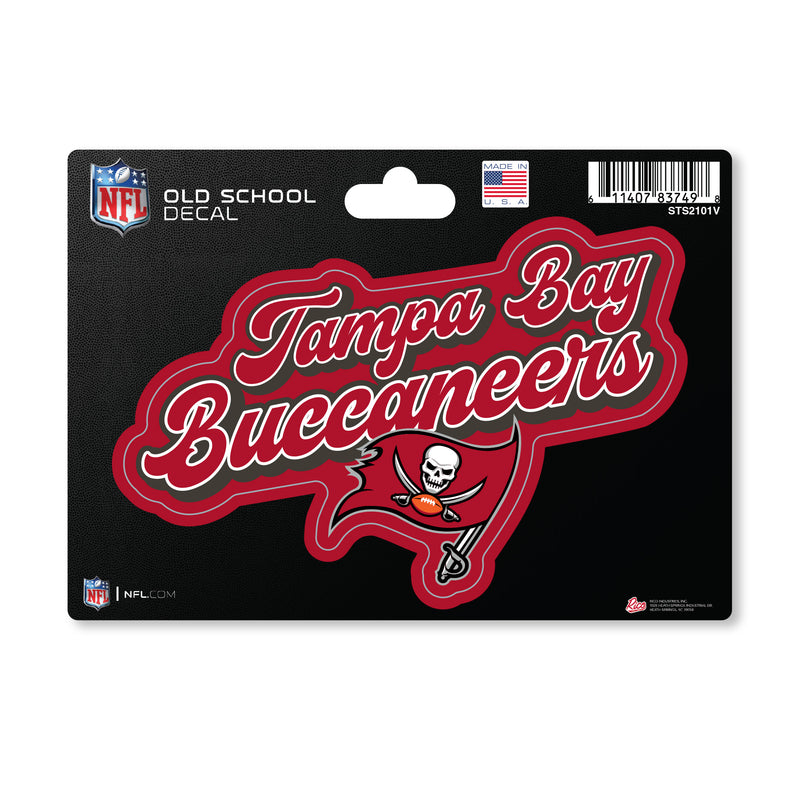 Tampa Bay Buccaneers 4 X 6" Vintage Decal
