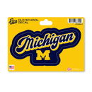 Michigan Wolverines 4 X 6" Vintage Decal