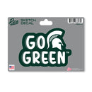 Michigan State Spartans 4 X 6" Sketch Decal