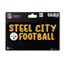 Pittsburgh Steelers 4 X 6" Sketch Decal