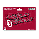 Oklahoma Sooners 4 X 6" Vintage Decal