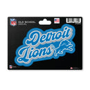 Detroit Lions 4 X 6" Vintage Decal