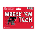 Texas Tech Red Raiders Sketch Decal