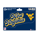 West Virginia Mountaineers 4 X 6" Vintage Decal