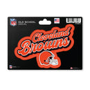 Cleveland Browns 4 X 6" Vintage Decal