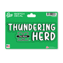 Marshall 4 X 6 Inch Sketch Decal