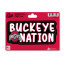 Ohio State Buckeyes 4 X 6" Sketch Decal