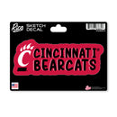 Cincinnati Bearcats 4 X 6" Sketch Decal