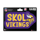 Minnesota Vikings 4 X 6" Sketch Decal